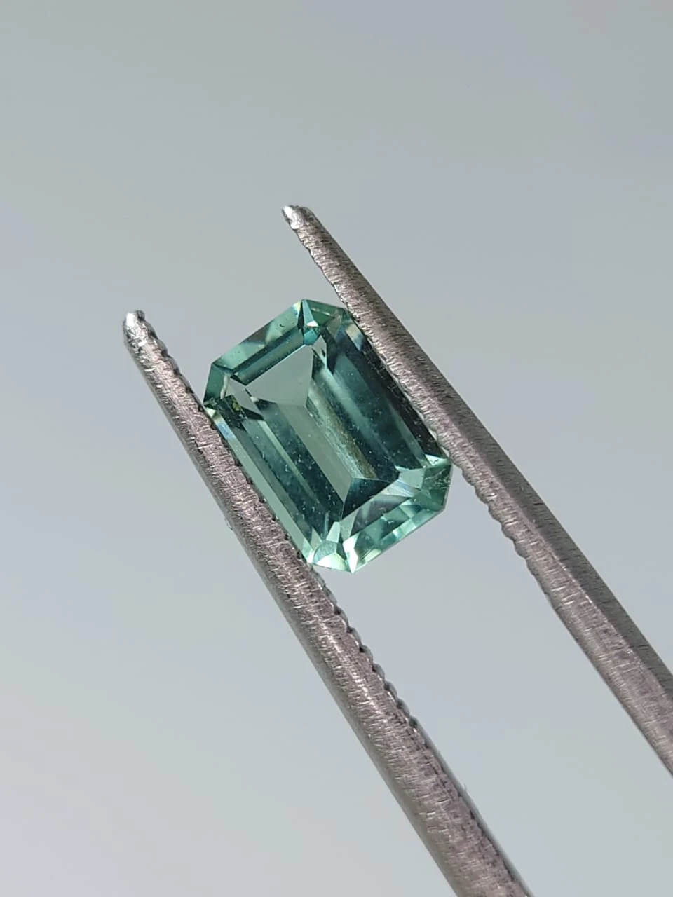 0.86ct Lagoon Blue Tourmaline Cushion Cut Gemstone from Afghanistan — view 5